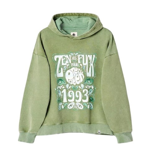 Front - Pretty Green Mens Zen Relaxed Fit Hoodie