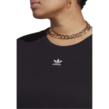 Black - Back - Adidas Womens-Ladies Trefoil Relaxed Fit Sweatshirt