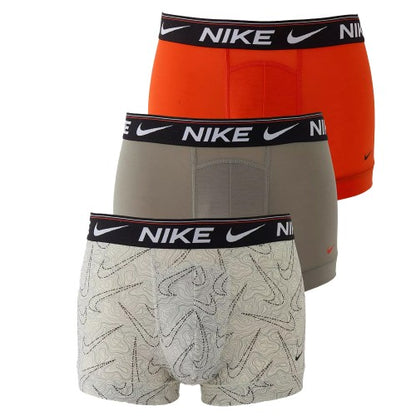 Front - Nike Mens Ultra Comfort Dri-FIT Boxer Shorts (Pack of 3)