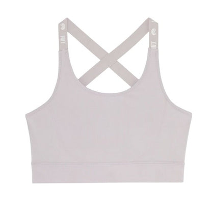 Front - HIIT Womens/Ladies Logo Scoop Neck Snug Fit Sports Bra
