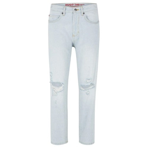 Front - Hugo Mens 340 Regular Jeans