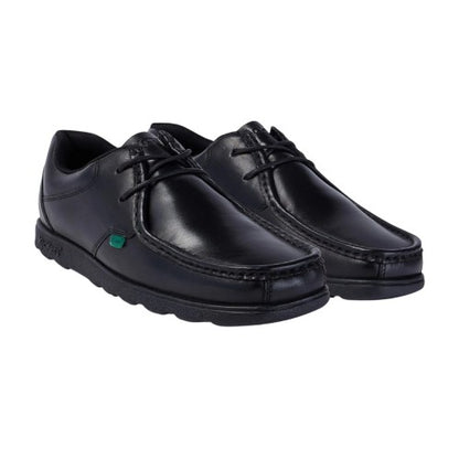 Front - Kickers Mens Fragma Leather Shoes