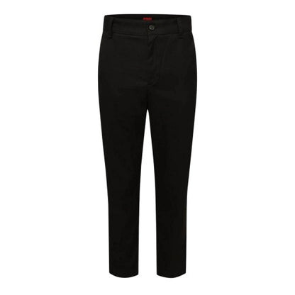 Front - Hugo Mens Plain Slim Trousers