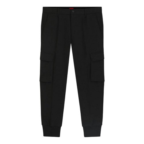 Front - Hugo Mens Glavin241 Slim Cargo Trousers