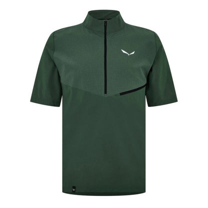 Front - Salewa Mens High-Neck Regular Sports Top