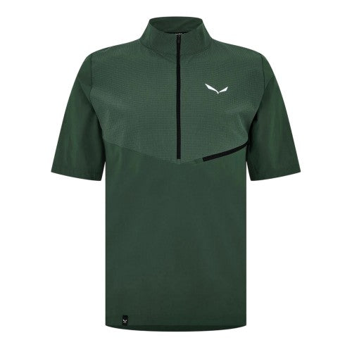 Front - Salewa Mens High-Neck Regular Sports Top