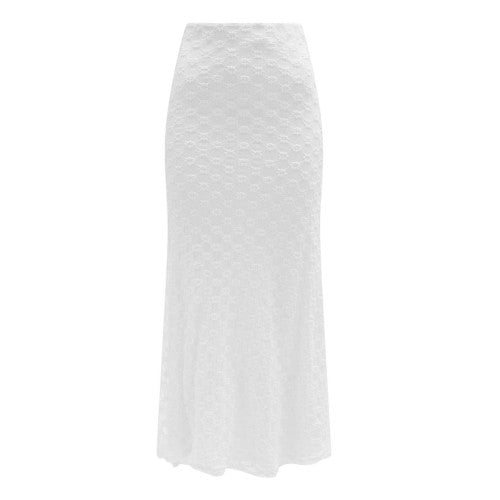 Front - Bardot Womens/Ladies Floral Lace Mid Rise Maxi Skirt