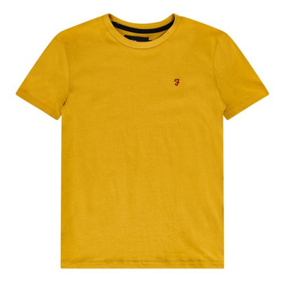 Front - Farah Childrens/Kids Denny Crew Neck T-Shirt