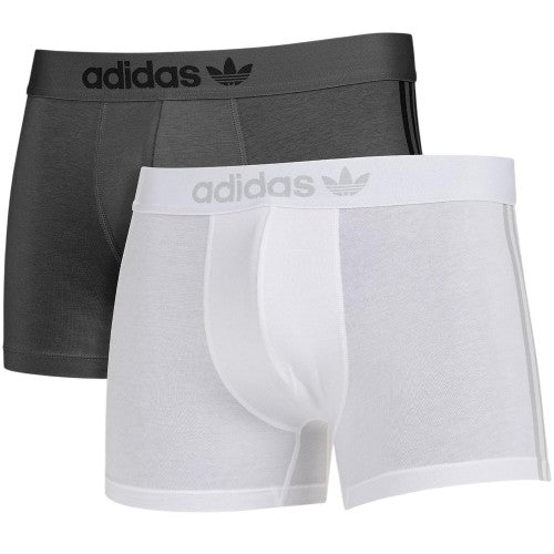 Front - Adidas Mens Originals Comfort Boxer Briefs (Pack of 2)