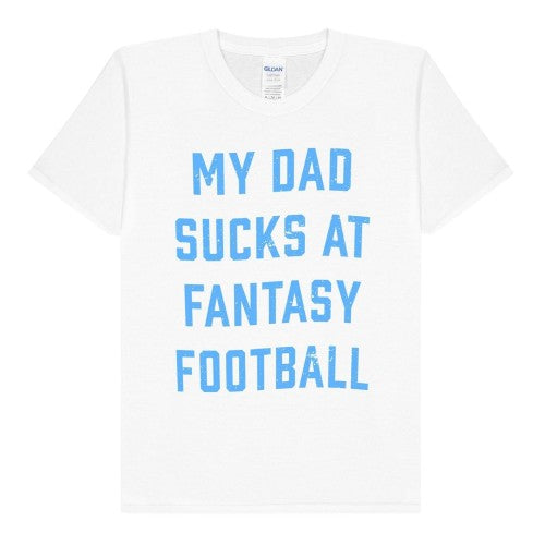 Front - Gildan Childrens/Kids Fantasy Football T-Shirt