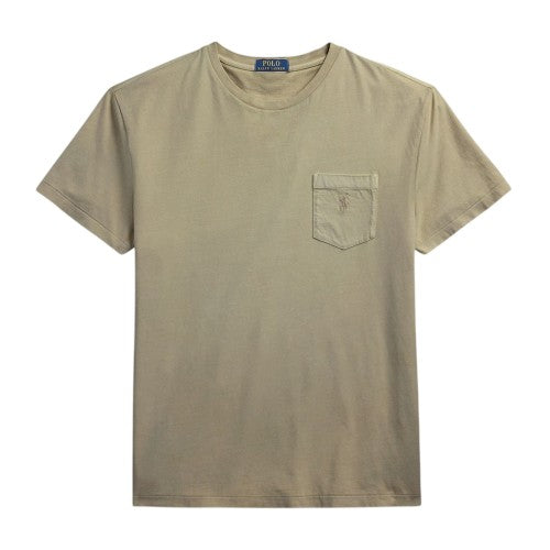 Front - Ralph Lauren Mens Embroidered Pocket Slim T-Shirt