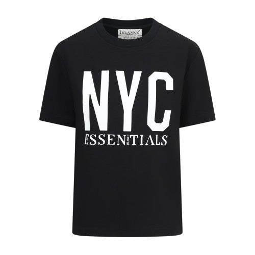 Front - Blank Essentials Womens/Ladies Newyork Graphic Print T-Shirt
