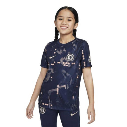 Front - Chelsea FC Childrens/Kids Graphic Print Football Shirt