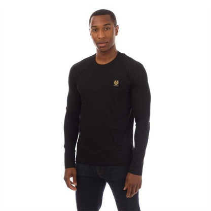 Front - Belstaff Mens Slim Long-Sleeved T-Shirt