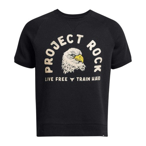 Front - Under Armour Mens Project Rock Eagle Regular T-Shirt