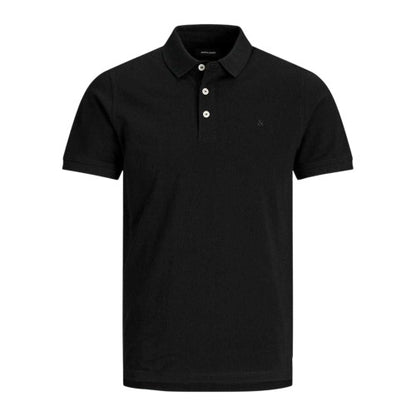 Front - Jack And Jones Boys Cotton Slim Polo Shirt