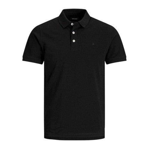 Front - Jack And Jones Boys Cotton Slim Polo Shirt