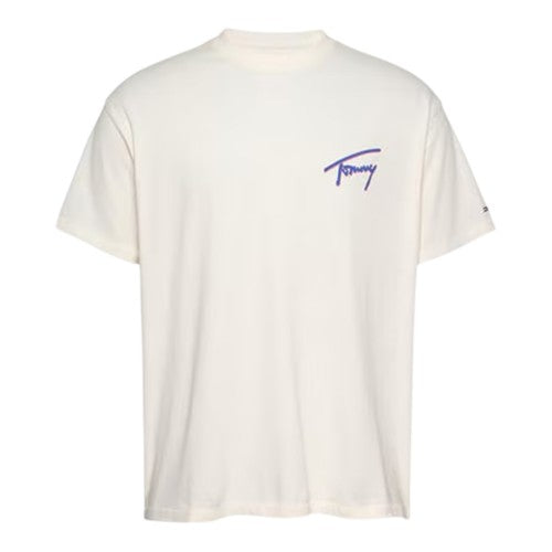 Front - Tommy Jeans Mens Faded Relaxed Fit T-Shirt