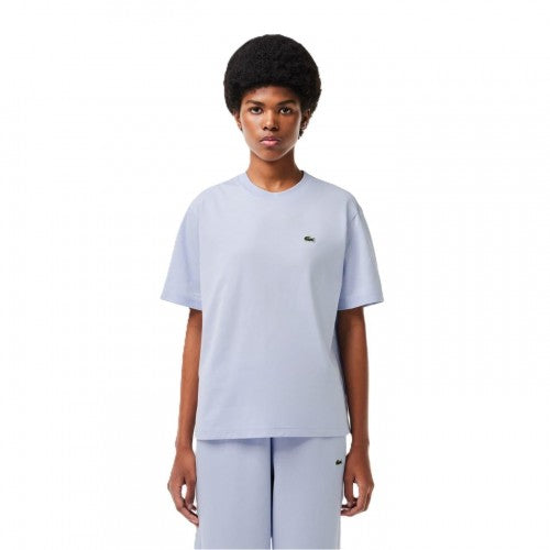 Front - Lacoste Womens/Ladies Logo Loose Fit T-Shirt