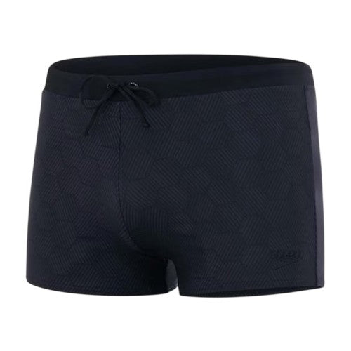 Front - Speedo Mens Geometric Swim Shorts