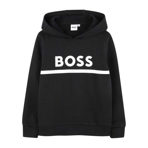 Front - Boss Childrens/Kids Contrast Line Hoodie