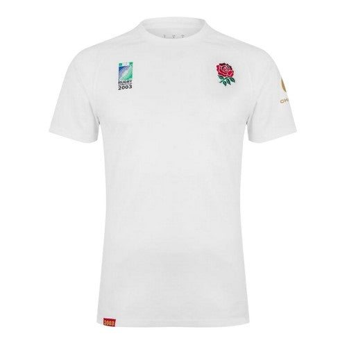 Front - Castore Childrens/Kids World Cup 2003 England Rugby T-Shirt