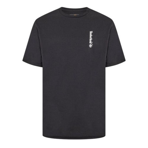 Front - Timberland Mens Logo Crew Neck Relaxed Fit T-Shirt