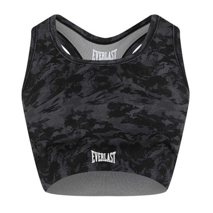 Front - Everlast Womens/Ladies Camo Racerback Sports Bra