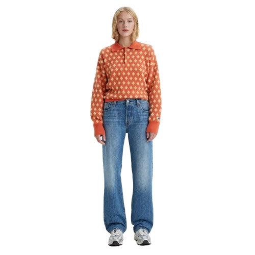 Front - Levis Womens/Ladies 501 90s Jeans
