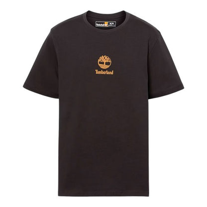 Front - Timberland Mens Stacked Logo T-Shirt