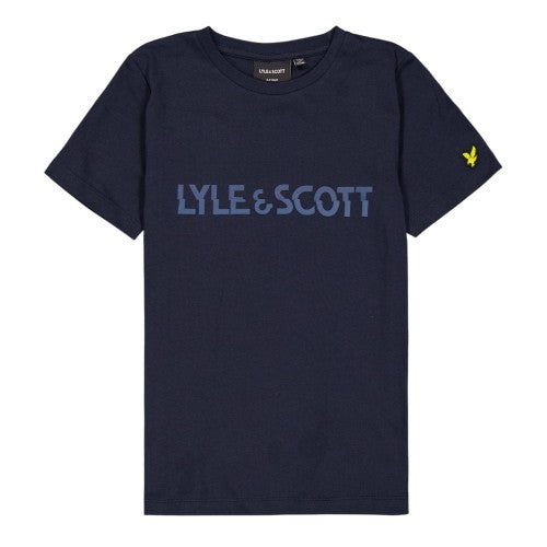 Front - Lyle & Scott Childrens/Kids Logo Cotton T-Shirt