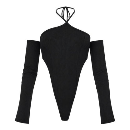 Front - Missy Empire Womens/Ladies Ribbed Bodysuit