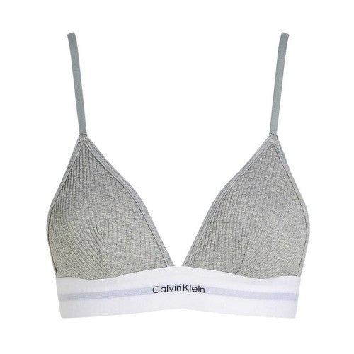 Front - Calvin Klein Womens/Ladies Ribbed Triangle Cups Bralette
