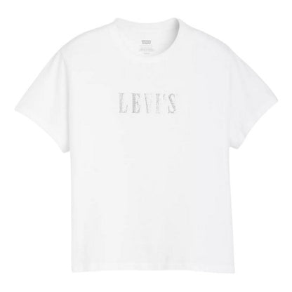 Front - Levis Womens/Ladies Rhinestone T-Shirt