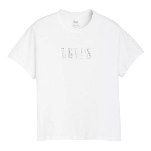 Front - Levis Womens/Ladies Rhinestone T-Shirt