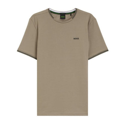 Front - Boss Mens Hbg Taul Cotton Regular T-Shirt