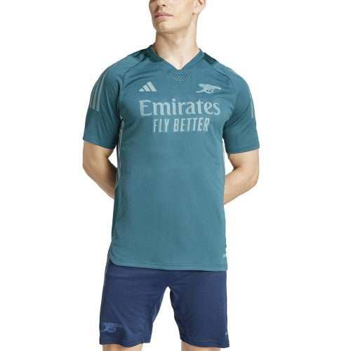 Front - Lacoste Mens 2023/24 European Arsenal FC Training Jersey