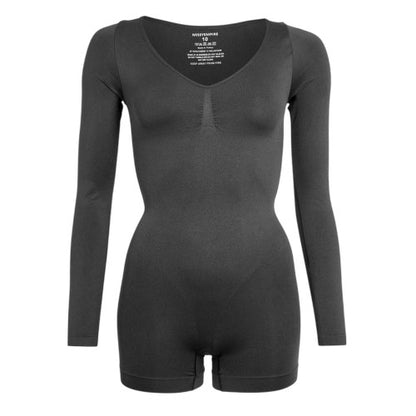 Front - Missy Empire Womens/Ladies Seamless Plunge Unitard