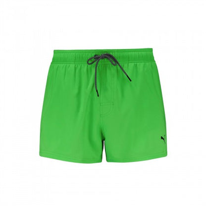 Bright Blue - Back - Puma Mens Logo Swim Shorts