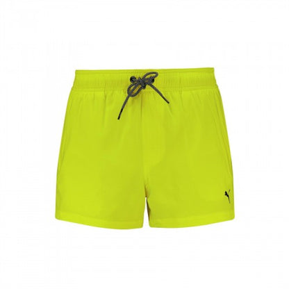 Green - Back - Puma Mens Logo Swim Shorts