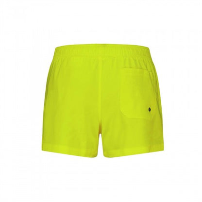 Yellow - Back - Puma Mens Logo Swim Shorts