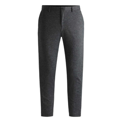 Front - Boss Mens Genius Heathered Slim Chinos