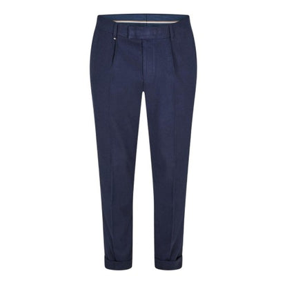 Front - Boss Mens Genius Pleated Chinos