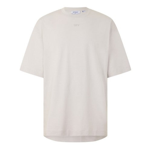Front - Off White Mens Brics Cotton Regular T-Shirt