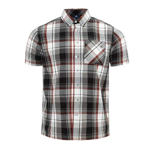 Front - Giorgio Mens Checkered Short-Sleeved Shirt