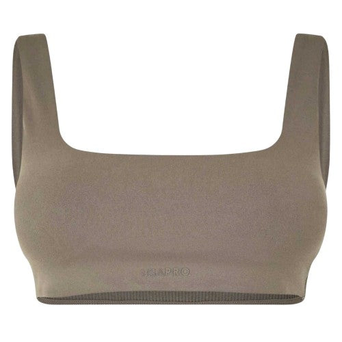 Front - USA Pro Womens/Ladies Square Neck Sports Bra