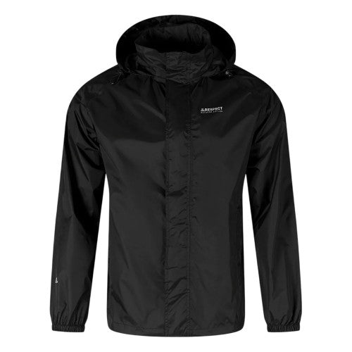 Front - Minoti Mens Respect Packaway Waterproof Jacket