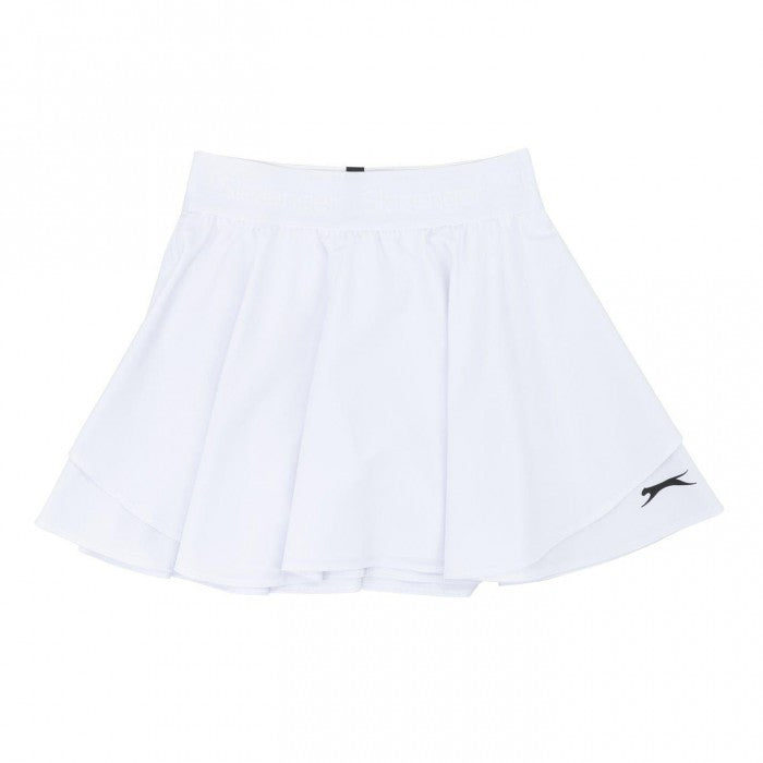 Front - Slazenger Girls Logo Flared Skirt