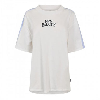 Front - New Balance Womens/Ladies Heritage Oversized T-Shirt