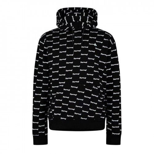 Front - Money Mens All Over Logo Hoodie